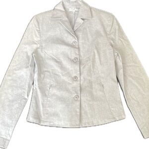 Vintage Origins Gray Blazer Tailored Suit Jacket